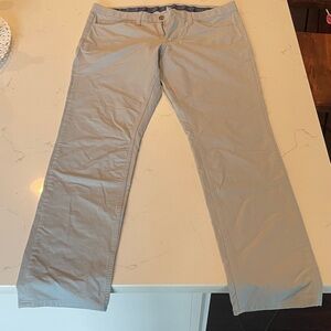 Vineyard Vines Men's Performance 5 Pocket Golf Pant - Light Gray - 32x32